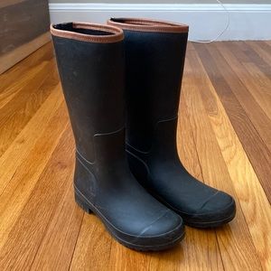 Sperry Black Rainboots